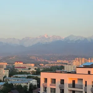2 Room Apartment With Mountain View, Near Metro And Shopping Mall Алматы